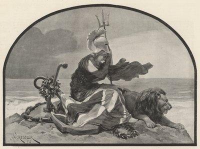 Britannia Mourns by Amedee Forestier